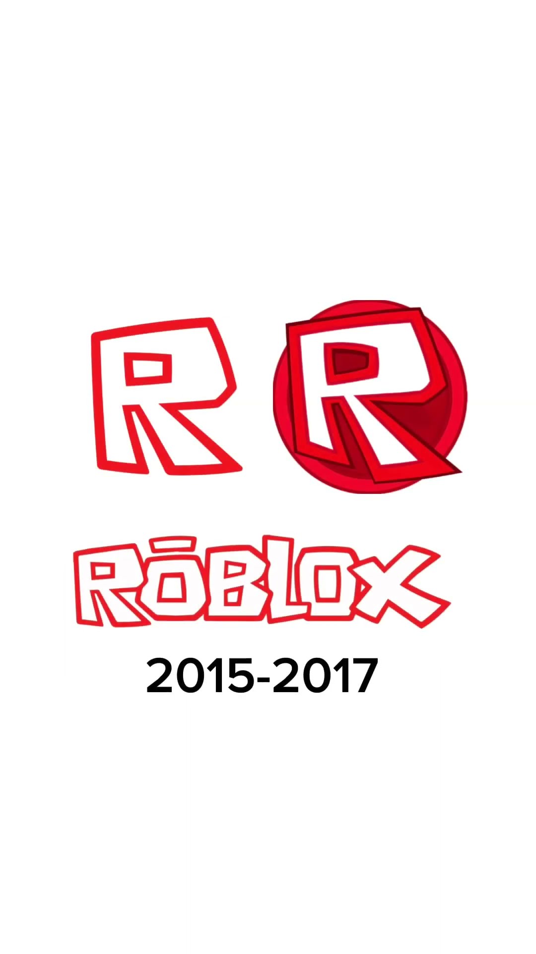 Evolution Of Roblox Logo 2003-2022 #evolution #roblox #shorts 