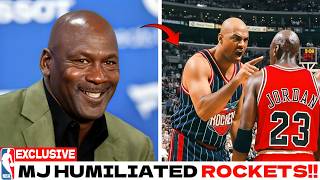 The Day Michael Jordan EMBARRASSSED Hakeem Olajuwon Clyde Drexler Charles Barkley