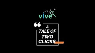VIVE - A tale of TWO CLICKS - Business Analytics and Intelligence Simplified || aBIa Inc