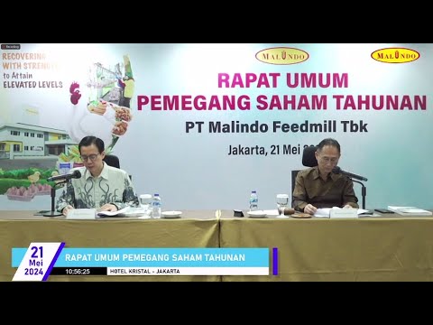 RUPST MAIN - Malindo Feedmill Tbk. 2024 - Rapat Umum Pemegang Saham Tahunan