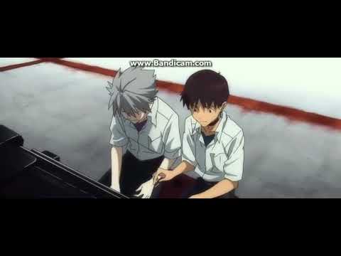 Eva エヴァqシンジ君とカヲル君のピアノ連弾 Piano Kaworu And Shinji Youtube