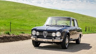 1970 Alfa Romeo Giulia Super 1.6 walk around and test drive FOR SALE at Modern Classics