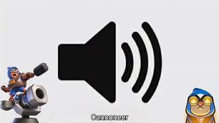 Cannoneer Clash Royale Sound Effect 4K 120Fps