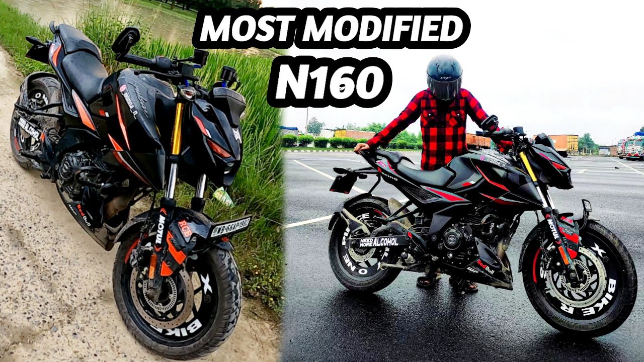 N160 Modified Examples Most Modified Bike Pulsar N160 ๐๐ @munna_n | 180 Rider - YouTube