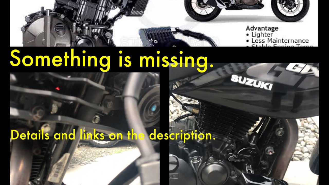 Gixxer 155 Oil Cooling Set D.Y.I. plan YouTube