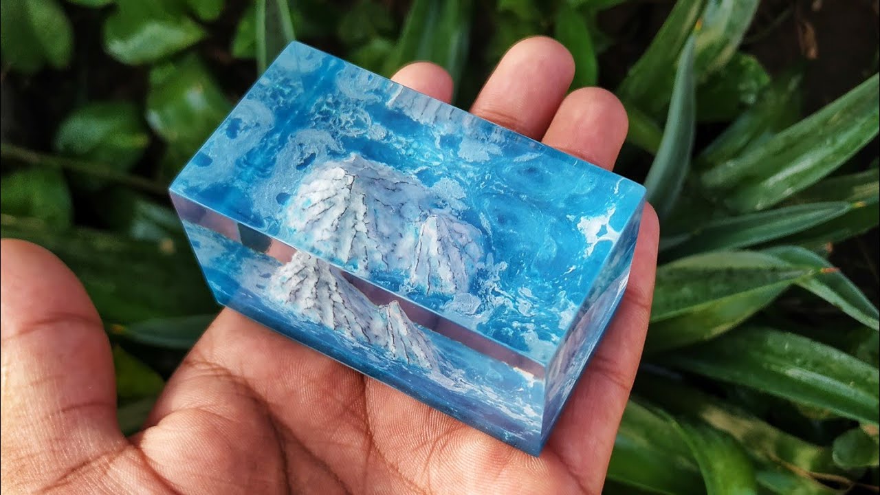DIY Epoxy Resin 🗻 Diorama Resin Diorama Resin Landscape Landscape Diorama YouTube
