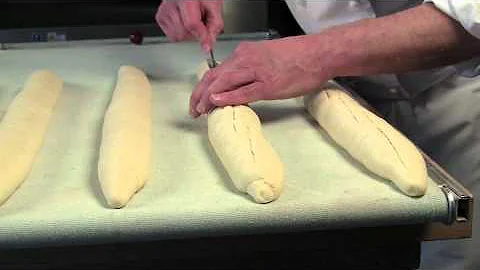 Scoring a baguette with Mitch Stamm