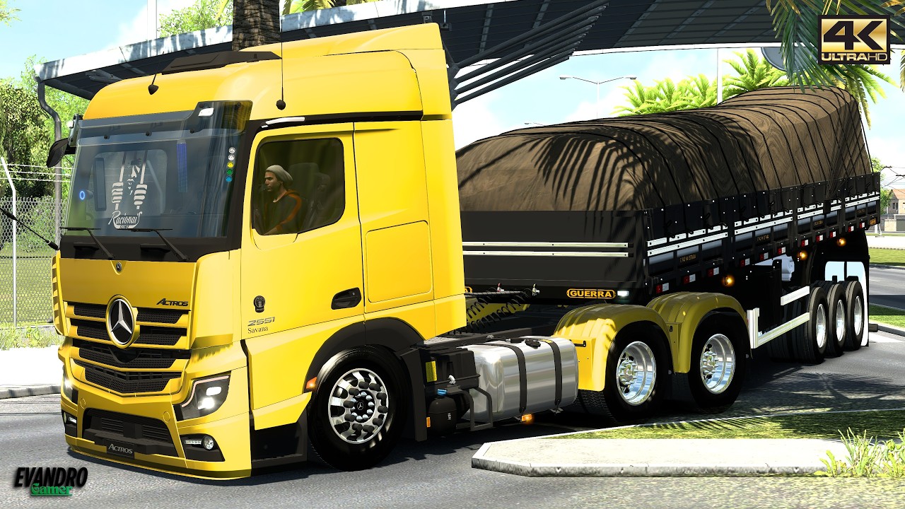 Pressão no MB Actros 530CV Tres Eixos Arqueado Dest-S-J-Rio Preto Carrefour Ets2 V1.57