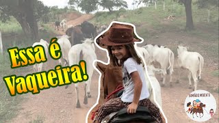 Vaqueirinha Ana Luisa E Seu Cavalo Doc Boy - Irmãos Machs