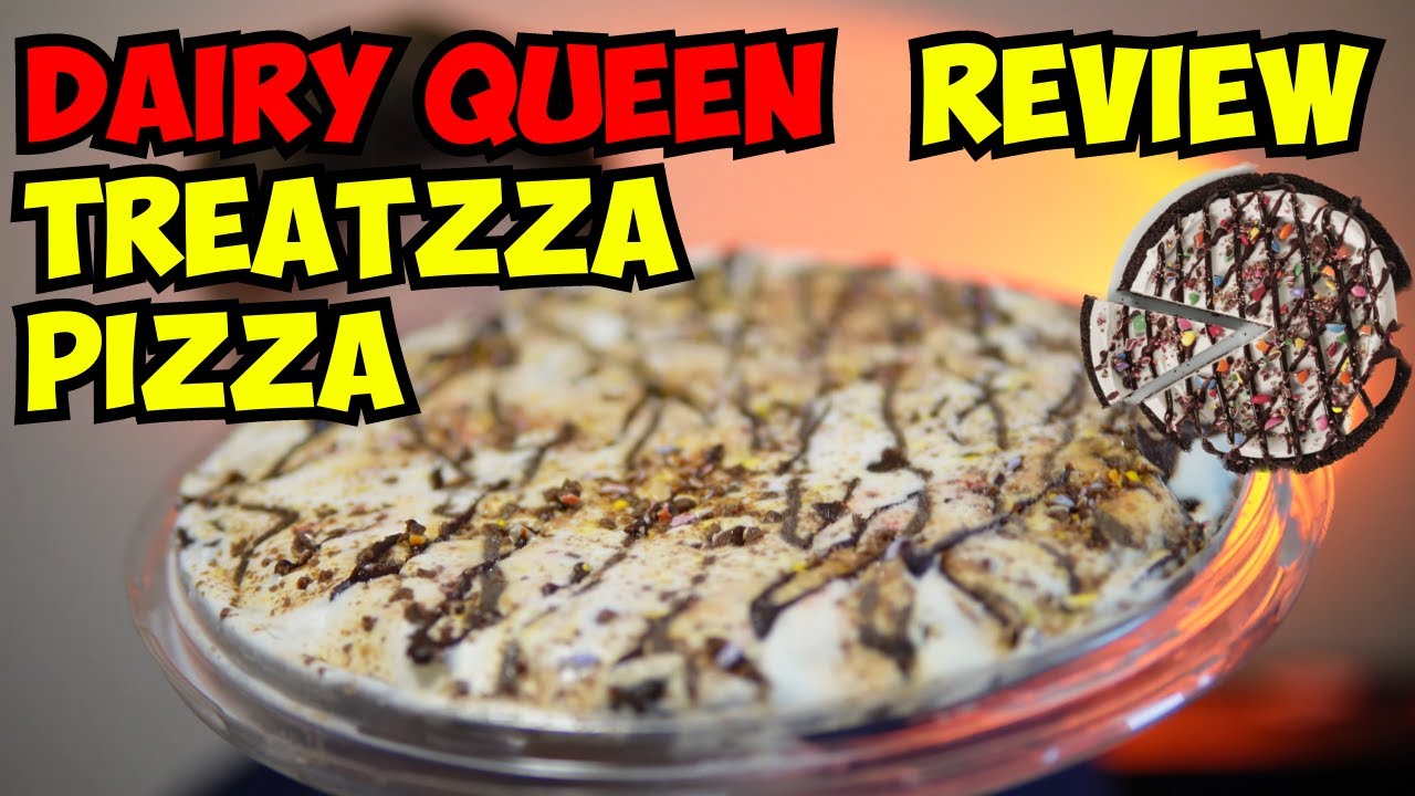 Dairy Queen Treatzza Pizza Smarties Review YouTube