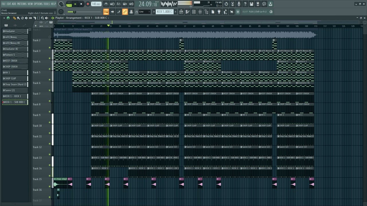 Chief keef - Killer (instrumental + breakdown)