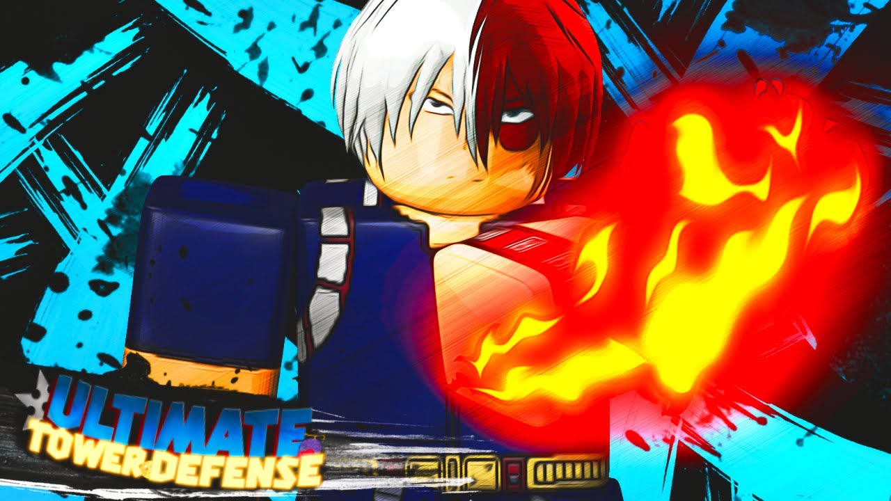 Todoroki Showcase (freeze + burn) - New Divine Unit - Ultimate Tower Defense  