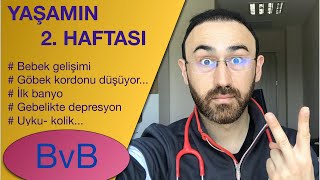 Yaşamin İki̇nci̇ Haftasi Yenidoğan Bebek Bakımı Alışveriş Takip Banyo 