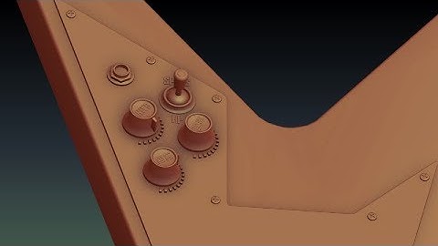 Blender: Modeling a Flying V CD Player (Part 4)