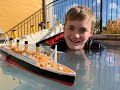 LARRY LIFE TITANIC SUBMERSIBLE AND MONSTER 5FT TITANIC FUN!!!