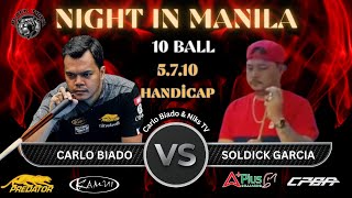 Carlo Biado VS Zoldyk (5.7.10 handicap) Rae 18 🔹Night In Manila