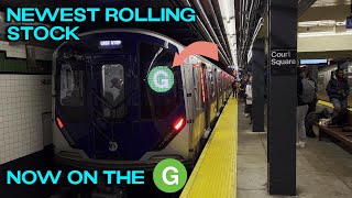 Two open-gangway R211Ts now in service on the G line! | NYC Subway (3/7/25)