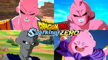 Dragon Ball Sparking Zero - All Majin Buu Transformations, Supers & Ultimates (4K 60FPS)