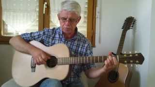 Video thumbnail of "The City Of New Orleans ( Guitar Fingerstyle - Tab - ) Arlo Guthrie"