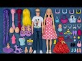 9 Minutes Satisfying with Unboxing Barbie Family Playset, Doll Dressup Doctor Set ASMR | Review Toys