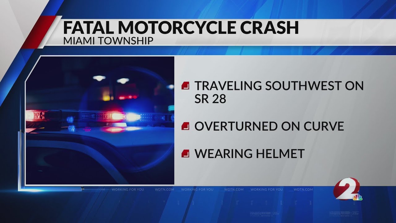 Fatal motorcycle crash in Miami Township - YouTube