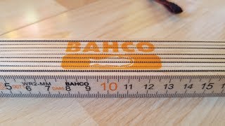 Bahco WR2-MM 10-Section Wooden Folding Rules 2 m