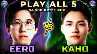 Details INSANE GAME 4 | Can EER0 Avenge 0-5 Loss Against KAHO | PLAY ALL 5 | Gladiator Championship Cup 9 Guide