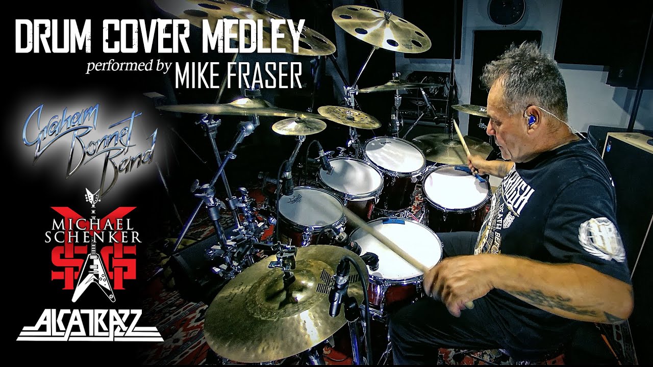 Drum Medley - performed by Mike Fraser | Session Drummer