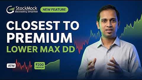 Closest to Premium Feature | Lower Drawdown & Better Risk Management | StockMock.in