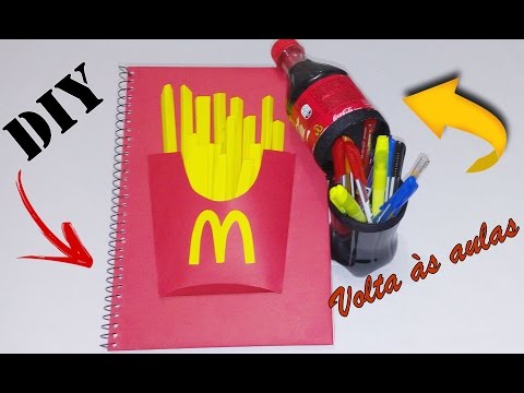 Diy Material escolar (especial volta às aulas)