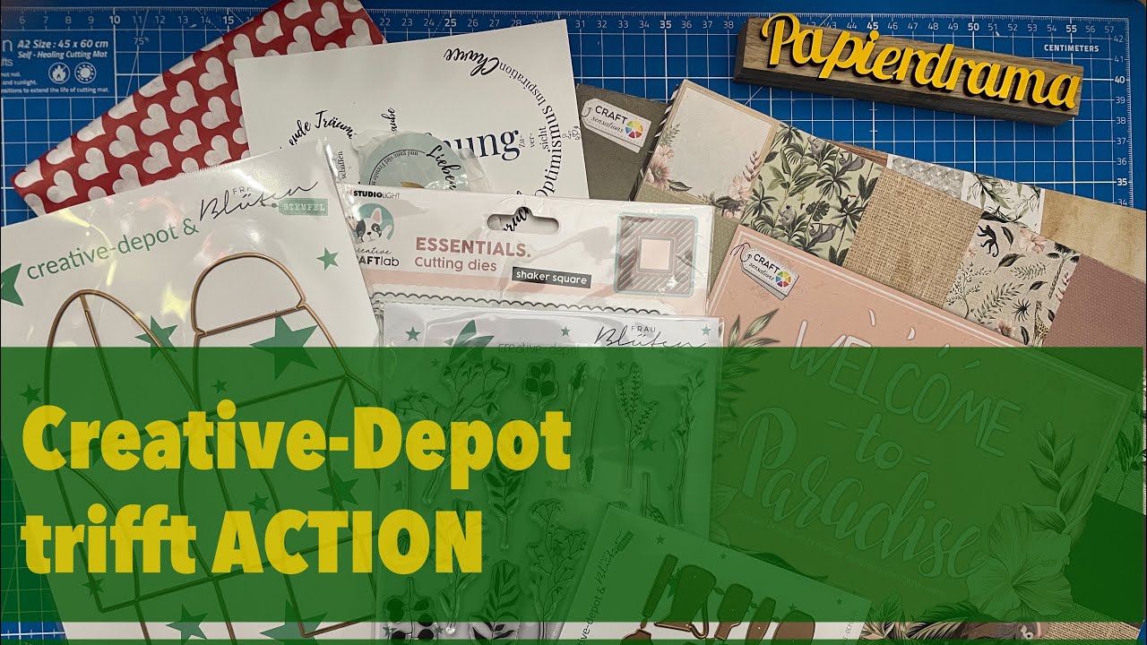 wunderschöne Verpackung mit dem EPB basteln & Ideen / Creative-Depot Haul trifft auf #action Papier