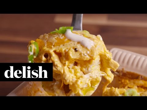 Buffalo Chicken Casserole | Delish