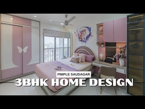 MODERN 3BHK HOME INTERIOR DESIGN TOUR AT VANTAGE TWENTY ONE, PIMPLE SAUDAGAR,PUNE #interiordesign
