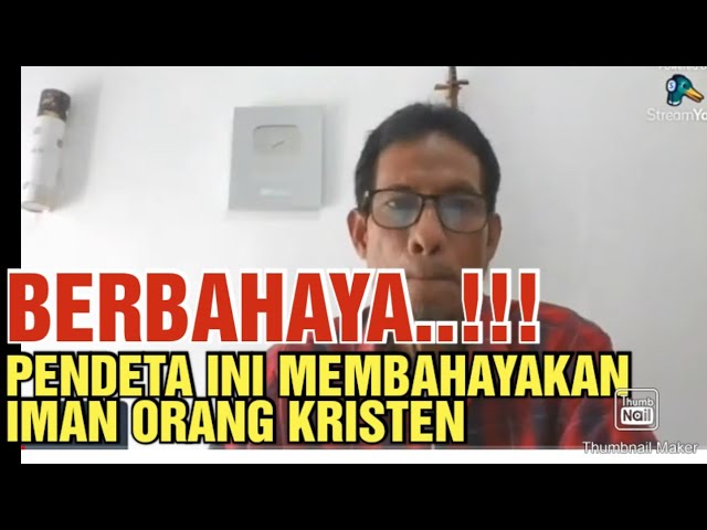 PERNYATAAN PENDETA MYM MEMBAHAYAKAN KEIMANAN ORANG KRISTEN class=