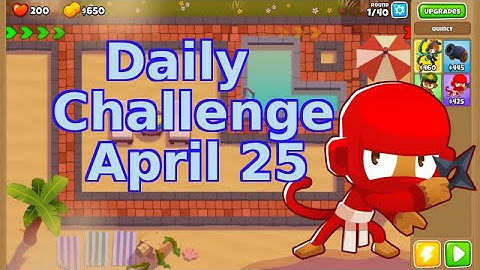 Bloons TD 6 Daily Challenge | Dr. Monkeys Creation | No MK | April 25 2022