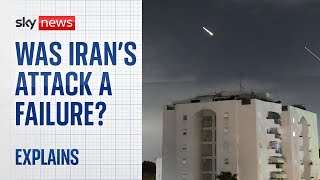 Sky News Explains: Was Iran's attack on Israel a failure?