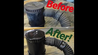 RESTORATION | Oil bath air Filter (Gross!🤢) | Land Rover Series Land Rover Series 3 Air Filter