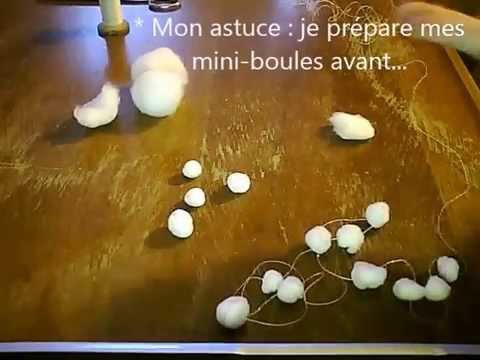 diy de no 235 l guirlande de boule de neige diy de no 235 l guirlande de boule de neige
