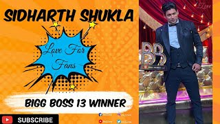 Sidharth Shukla Thanks Fans For The Win Bigg Boss 13 Winner Itsezone
