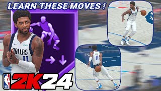 4 Dribble Moves You NEED To Learn In NBA 2K24 ! | How To Momentum, Misdirection, Shamgod, Etc..