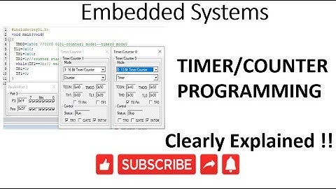 [ES-EN-25] 8051 Timer/Counter Programming -lession-25