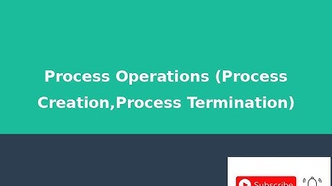 Operations on process || Process Management || Operating System || Malayalam Tutorial