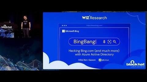 BingBang: Hacking Bing.com (and much more) with Azure Active Directory