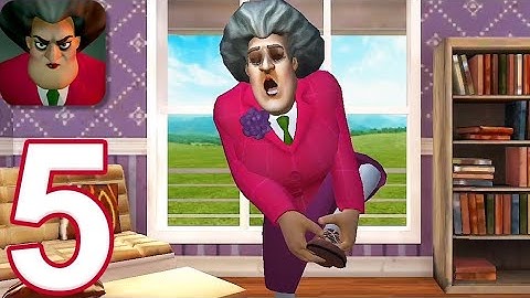 Scary Teacher 3D - Gameplay Walkthrough Part #5  Pin Attack (Android iOS) The Best Games