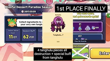 CROB Random Challenge Blissful Dessert Paradise Season 1st place [Cookie Run Ovenbreak]