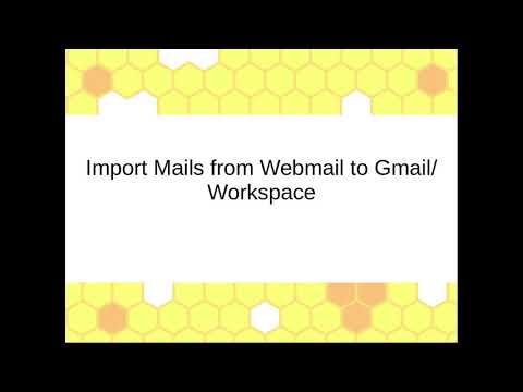 Webmail to Gmail / Workspace / GSuite Mail Transfer