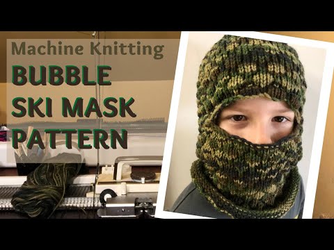 帽子 MacMahon Knitting Mills. Balaclava-Peace Balaclava Face Mask Beanie Hats, 2 in 1 Knitted Beanie for