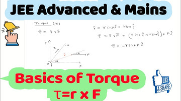1)what is Torque, τ=r x F / τ= rFsin(θ ) /  Rotational Equilibrium /JEE Adv || Rigid body Mechanics