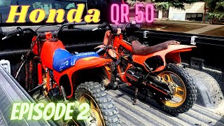 Honda QR 50 Motorcycle Rebuild Restoration Ep. 2