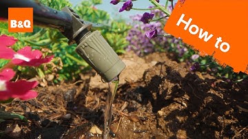 How to install a drip irrigation system